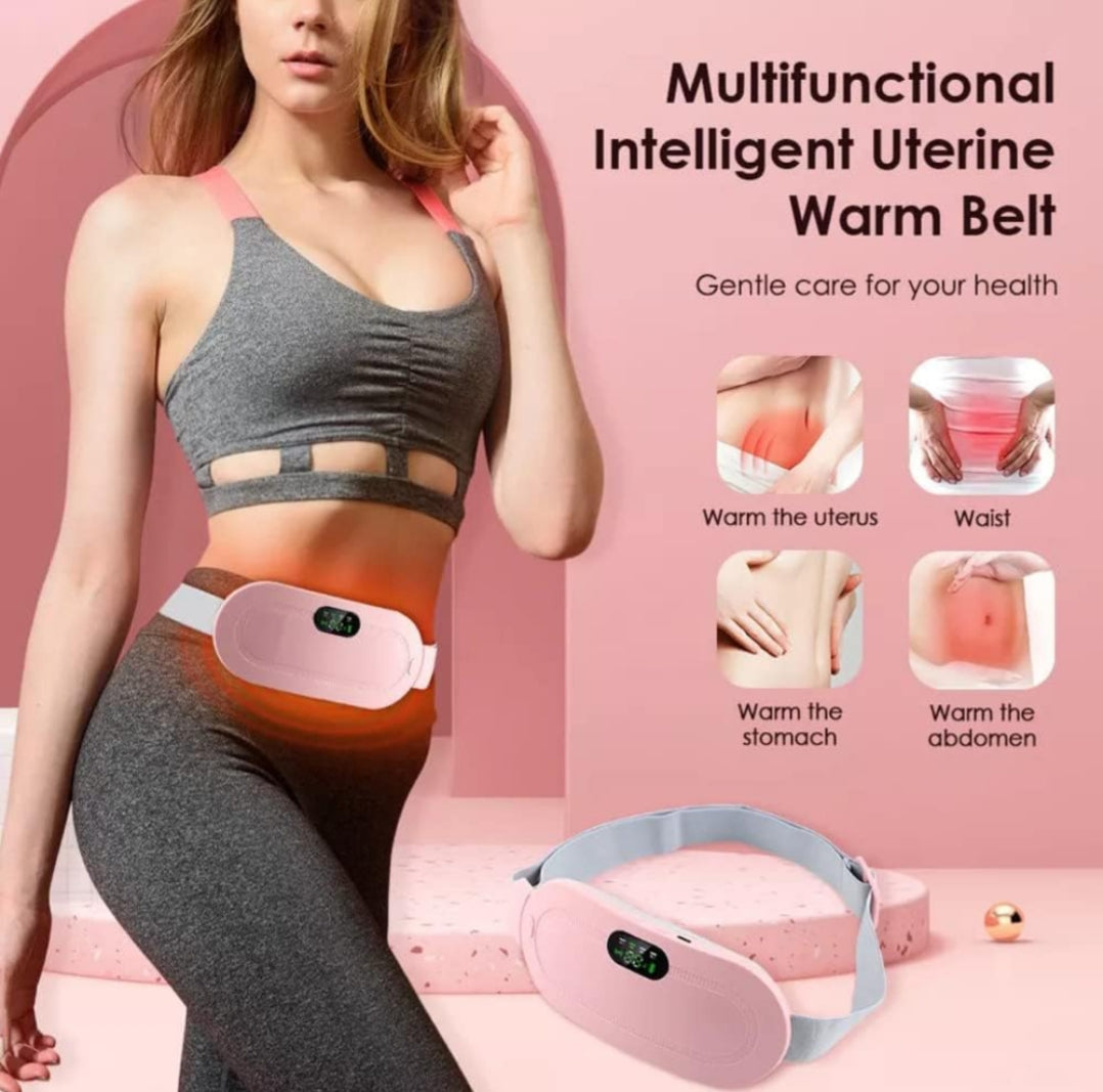 Period Cramp Relief Massager With Heating Pad For Back Pain|Cramp free- Period Cramp Relief Heater & Massager