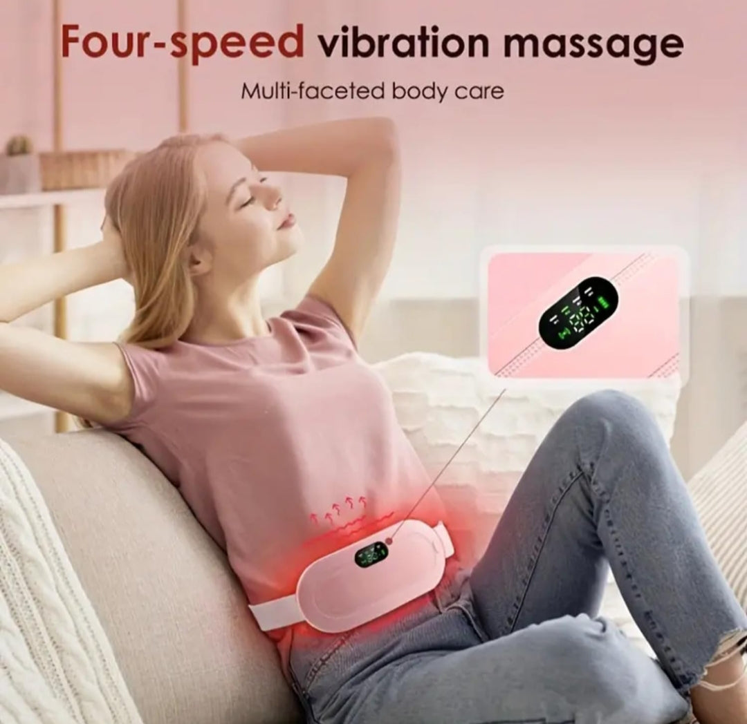 Period Cramp Relief Massager With Heating Pad For Back Pain|Cramp free- Period Cramp Relief Heater & Massager